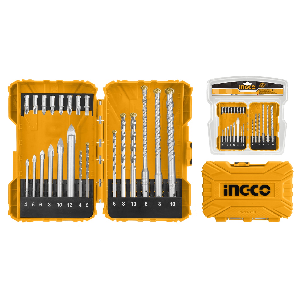 Set Burghie 22pcs Ingco AKDL12201 Multi-Material