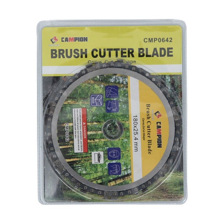 Disc cu lanț Campion 180 mm pentru polizor unghiular