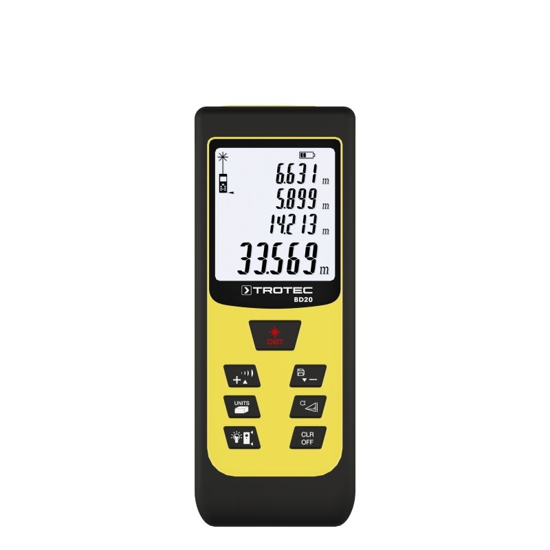 Telemetru laser Trotec BD20, până la 60 m, IP54 - imagine 2