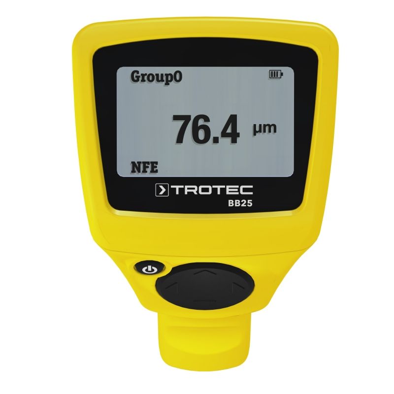 Trotec BB25 Măsurător Grosime Strat Vopsea Senzor Dual - imagine 2