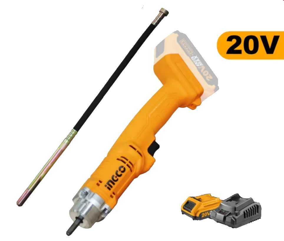Vibrator Beton 20V Ingco CCVLI202301, Compact și Portabil - imagine 2