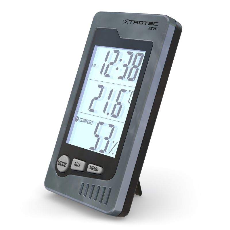 Termohigrometru TROTEC BZ05 cu Alarma și Display - imagine 2