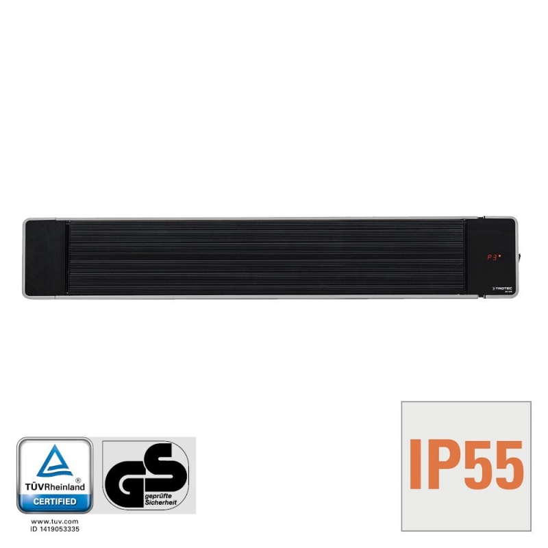 Radiator Obscur Trotec IRD 1800, 1800 W, IP55, Telecomandă
