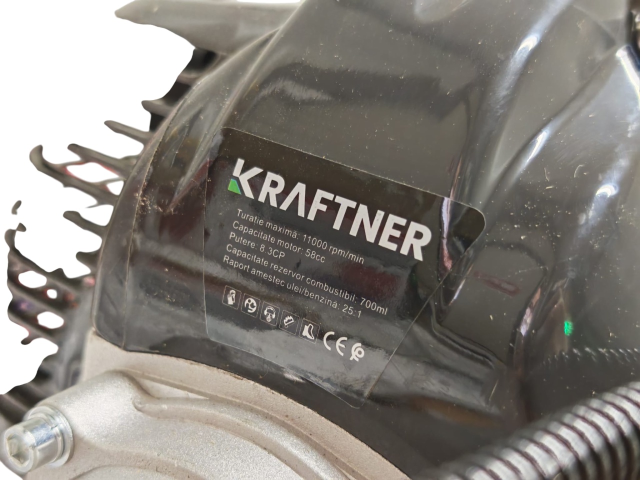 Motocoasa pe benzină Kraftner KF-2408, 8.3 CP, 58cc - imagine 2