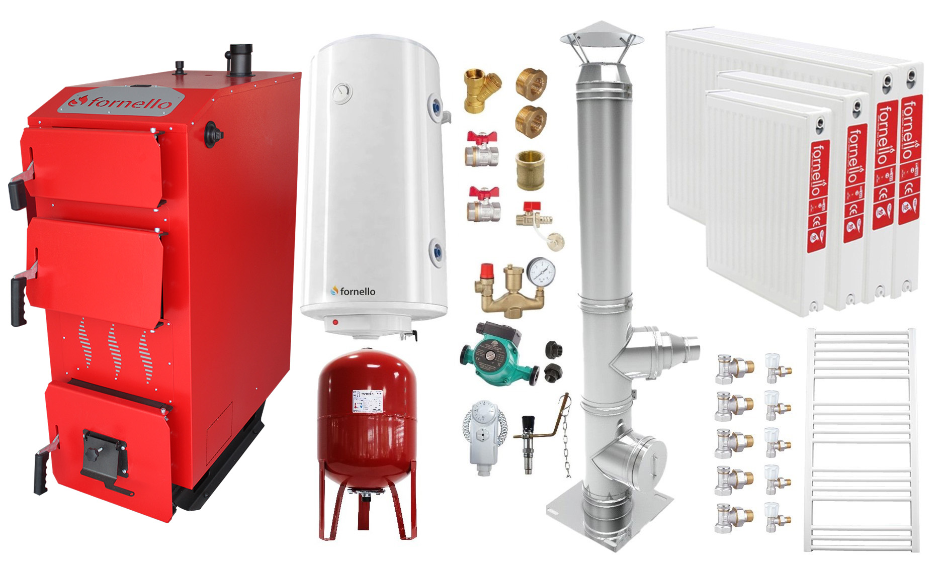 Pachet Complet Încălzire Fornello 25 kW