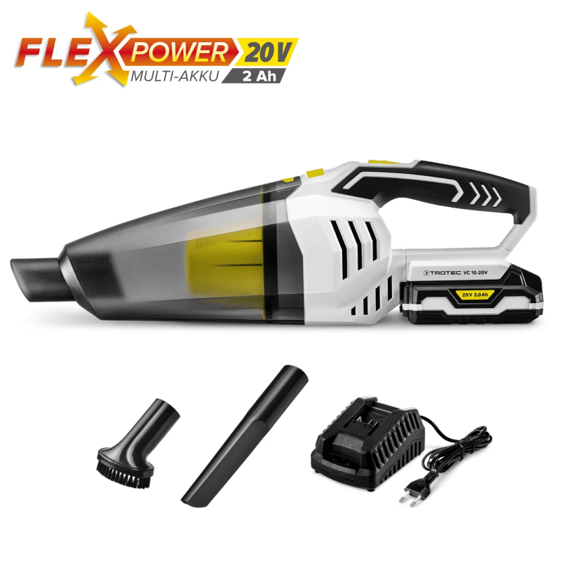 Aspirator de mână fără cablu Trotec VC10-20V, umed și uscat