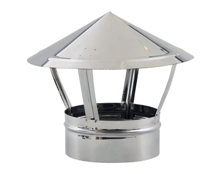 Palarie terminal Fornello 120mm, cos inox dublu perete