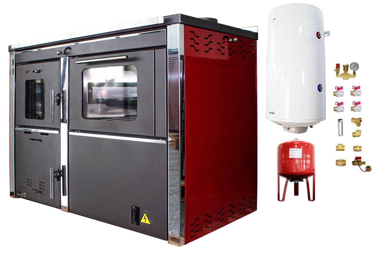 Pachet termosemineu Fornello 34kW complet cu boiler
