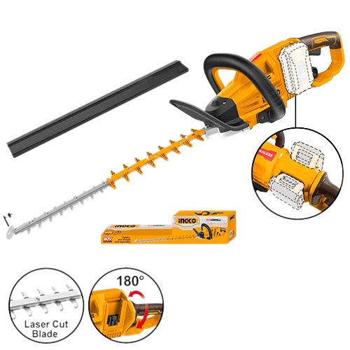 Fierăstrău electric gard viu 40V, 65cm - Ingco