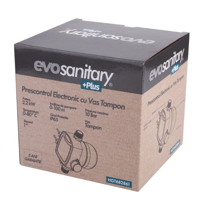 Prescontrol Electronic EvoSanitary Plus cu Vas Tampon - imagine 2