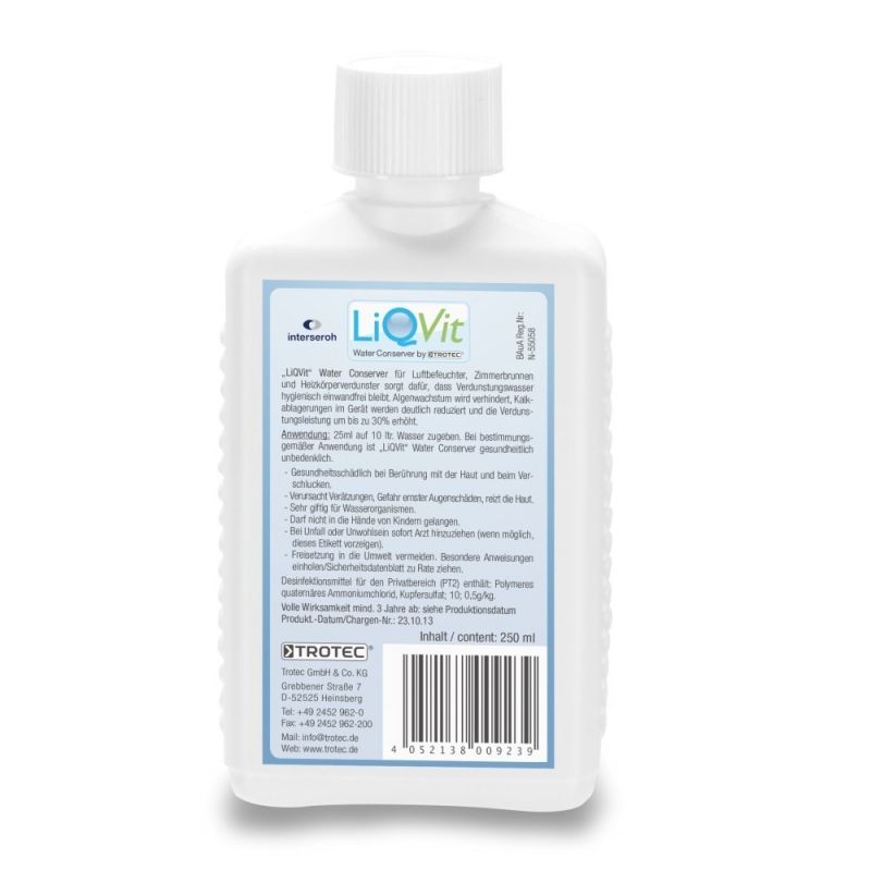 Soluție igienică pentru apă LiQVit Trotec, 250 ml - imagine 2