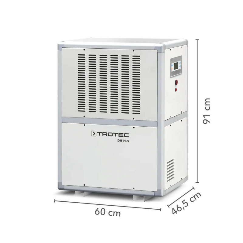 Dezumidificator Industrial TROTEC DH 95 S - 130l/24h - imagine 3