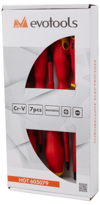 Set Surubelnite Electrician 7 BUC Evotools 1kV - imagine 2