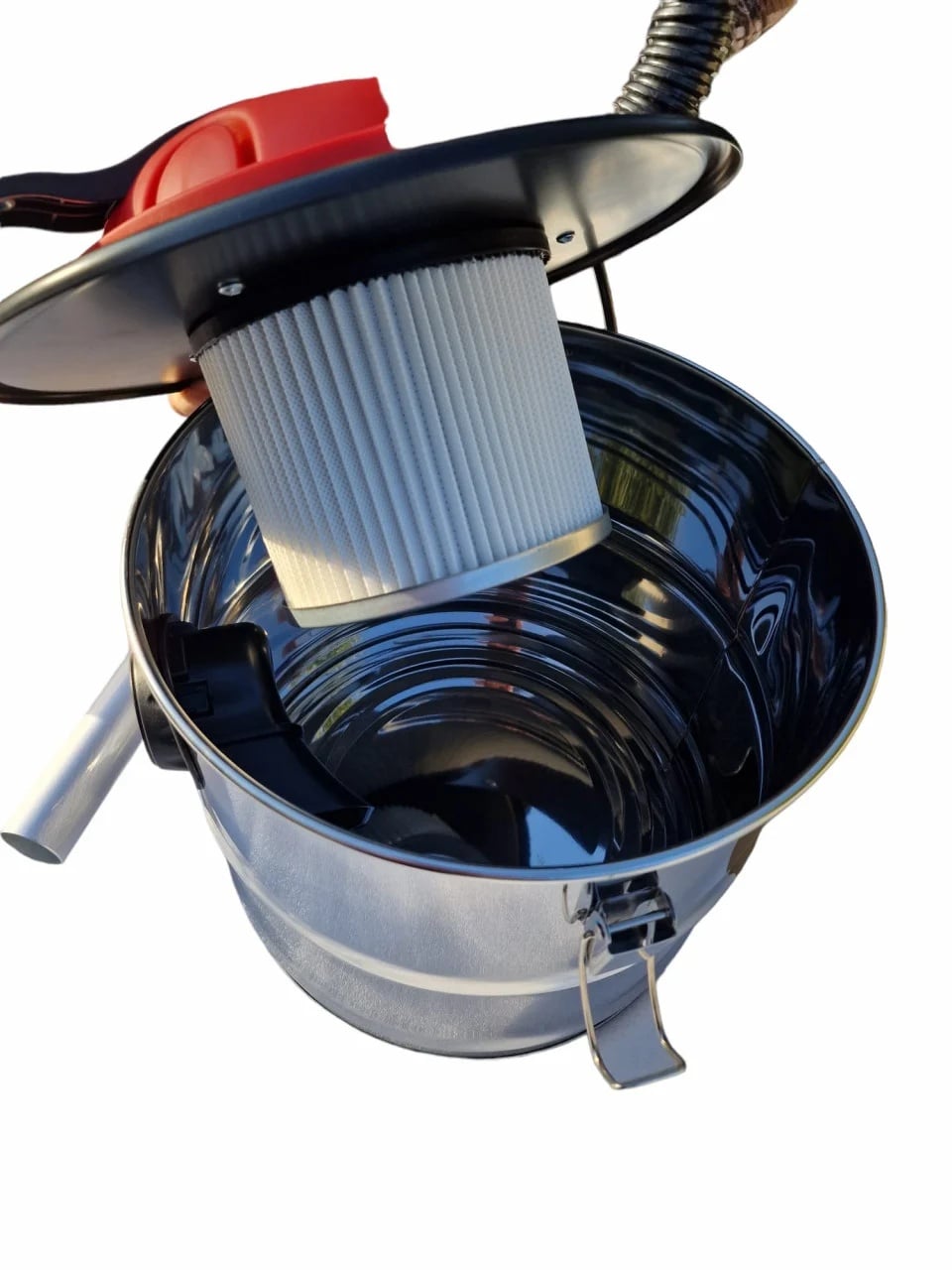 Aspirator Cenusa Yamamoto 1000W, 18L Inox - imagine 2