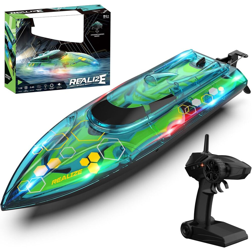 Barca RC Realize H155 cu Viteză și Iluminare LED