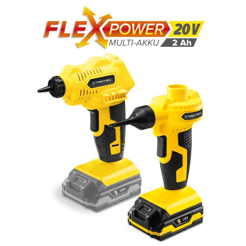 Set compresor și pompă de aer pe acumulator Trotec 20V - imagine 4