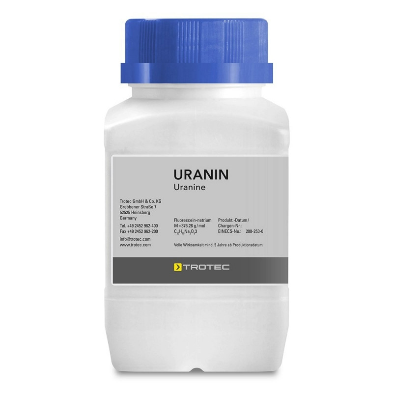Uranina Trotec 100g, trasor fluorescent pentru apă - imagine 2