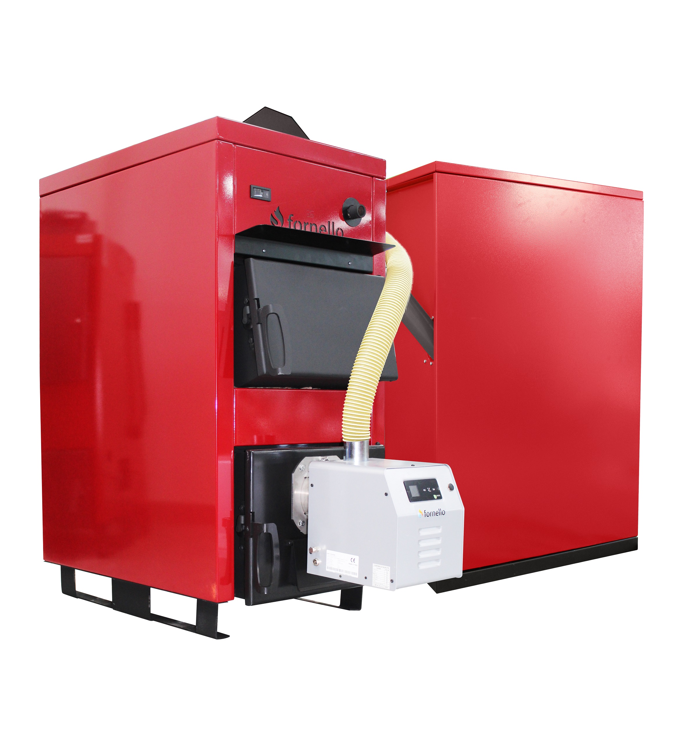 Centrală Mixtă Lemn & Peleti Fornello 50kW+Arzător 34kW