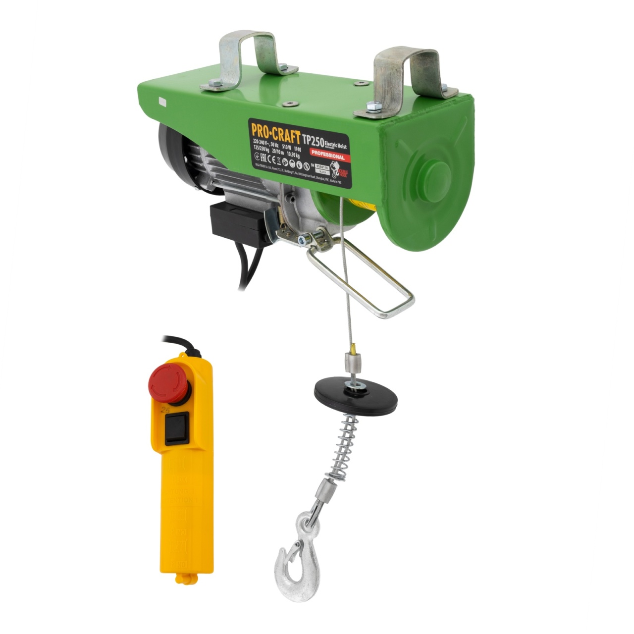 Troliu electric Procraft TP250, 510W, capacitate 250 kg