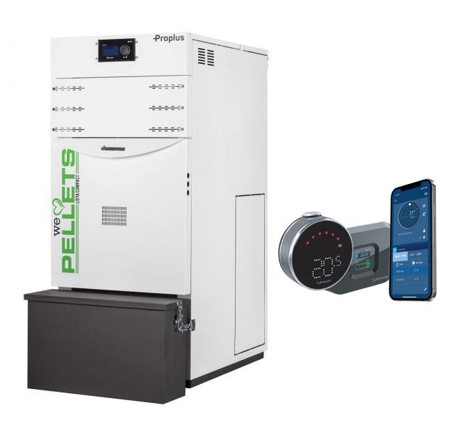 Centrală Peleti Fornello 25kW Control Wi-Fi - imagine 2