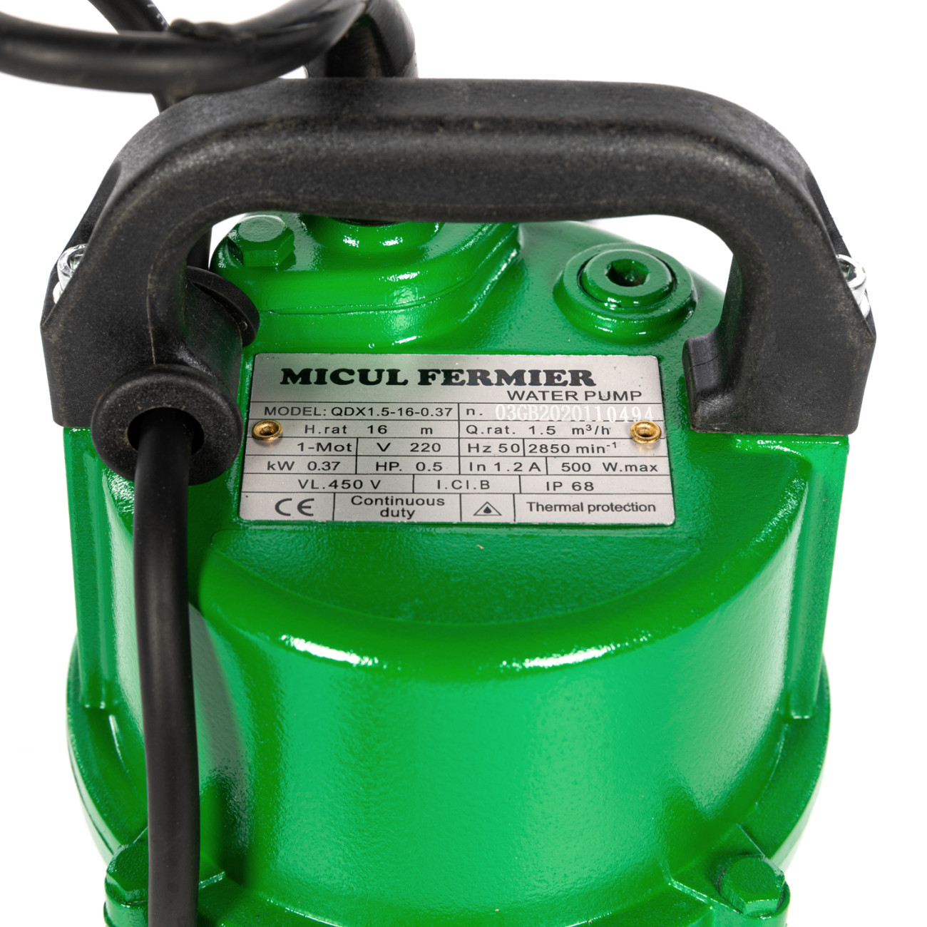 Pompa Submersibila Micul Fermier QDX-16, 370W - imagine 5