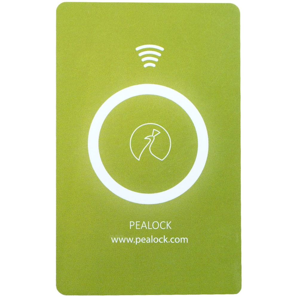Cartela NFC Pealock Verde | Accesoriu Smart Lock
