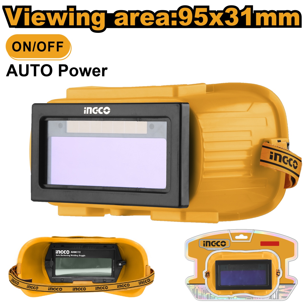 Ochelari Sudura Auto-Intunecare Ingco AHM112