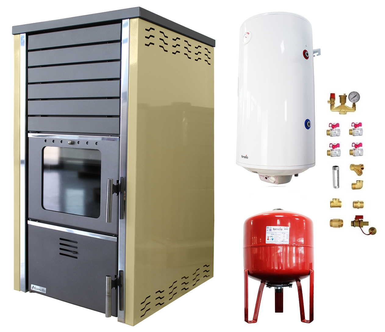 Termosemineu Fornello Supernova 38KW + Kit Complet