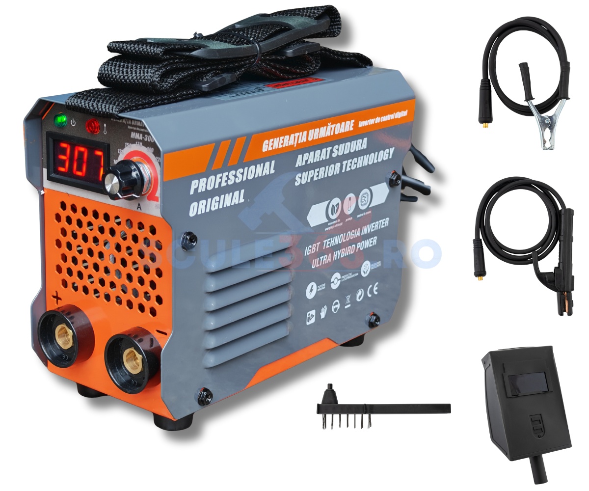 Invertor de sudură 300A MMA Ural Mash cu 4 magnéți - imagine 2