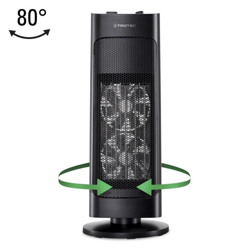 Aerotermă Ceramică Trotec TFC 20 E, 2000 W, Oscilație 80° - imagine 3