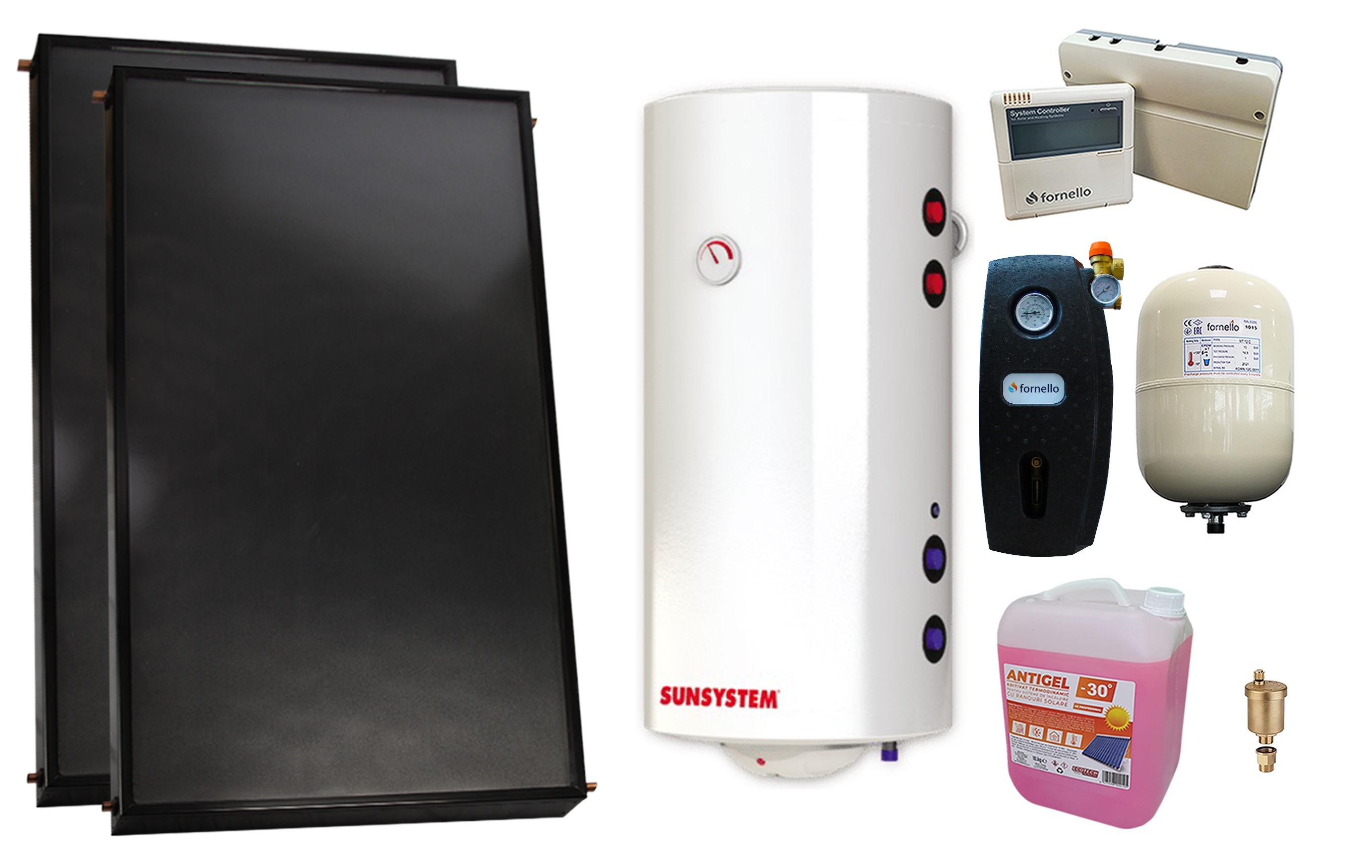 Sistem Solar Presurizat Premium Fornello 2 Panouri