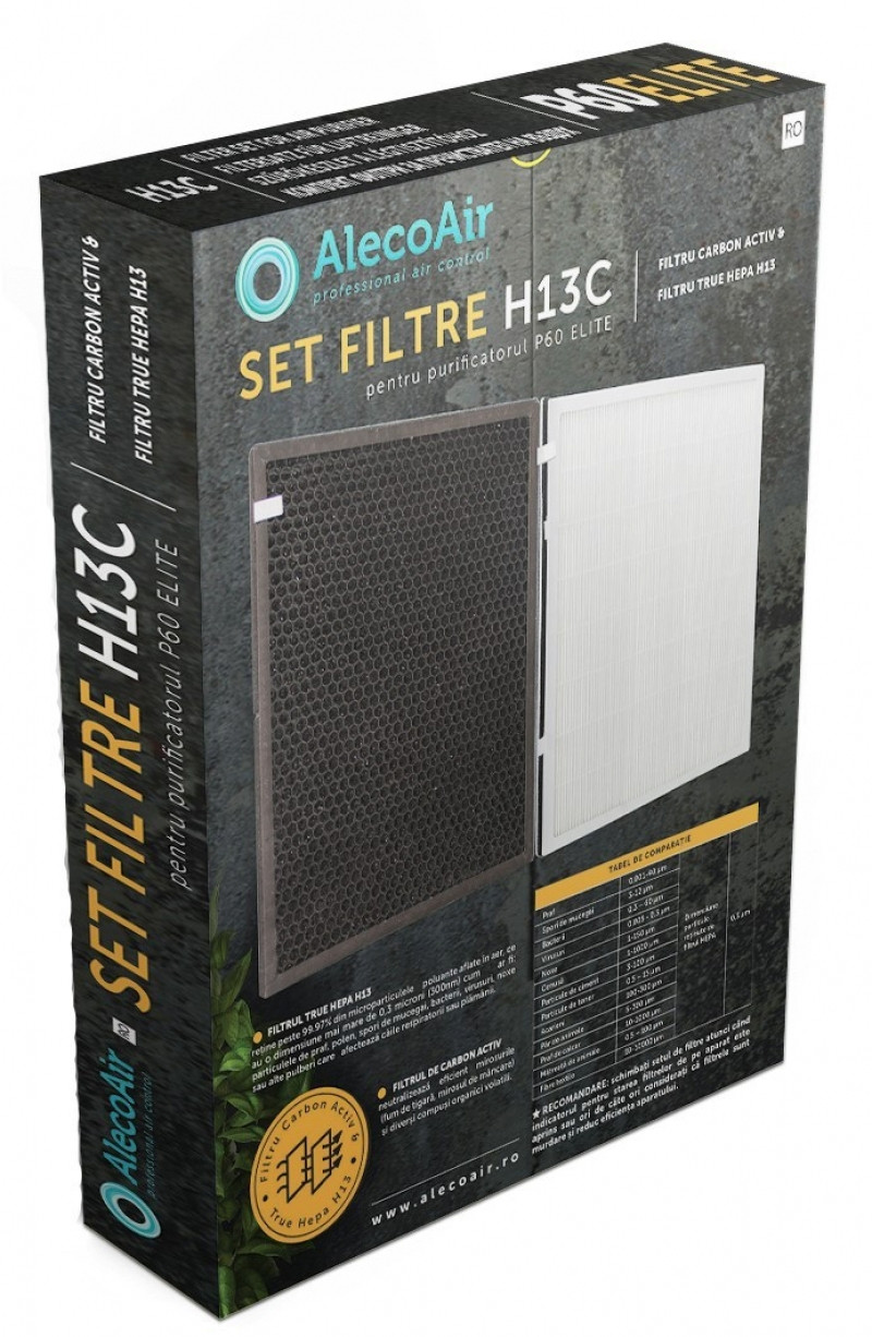 Set Filtre HEPA si Carbon Activ P60 ELITE - imagine 3