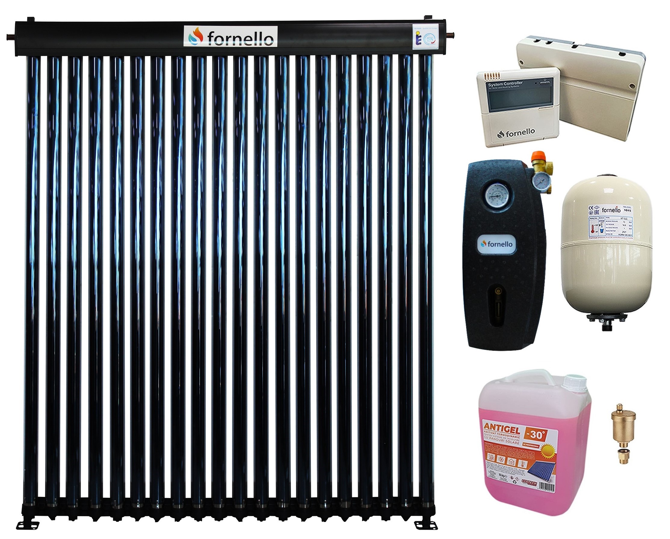 Pachet Solar Fornello 20 Tuburi - Apă Caldă Gratuită