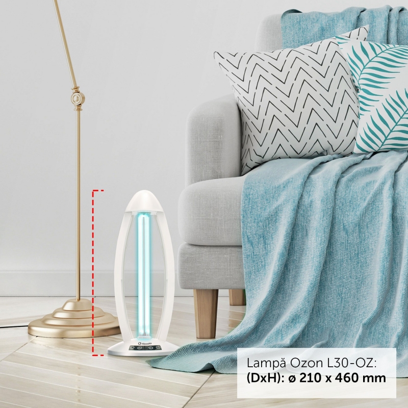 Lampa Sterilizare Ozon AlecoAir L30-OZ, 30m² - imagine 6