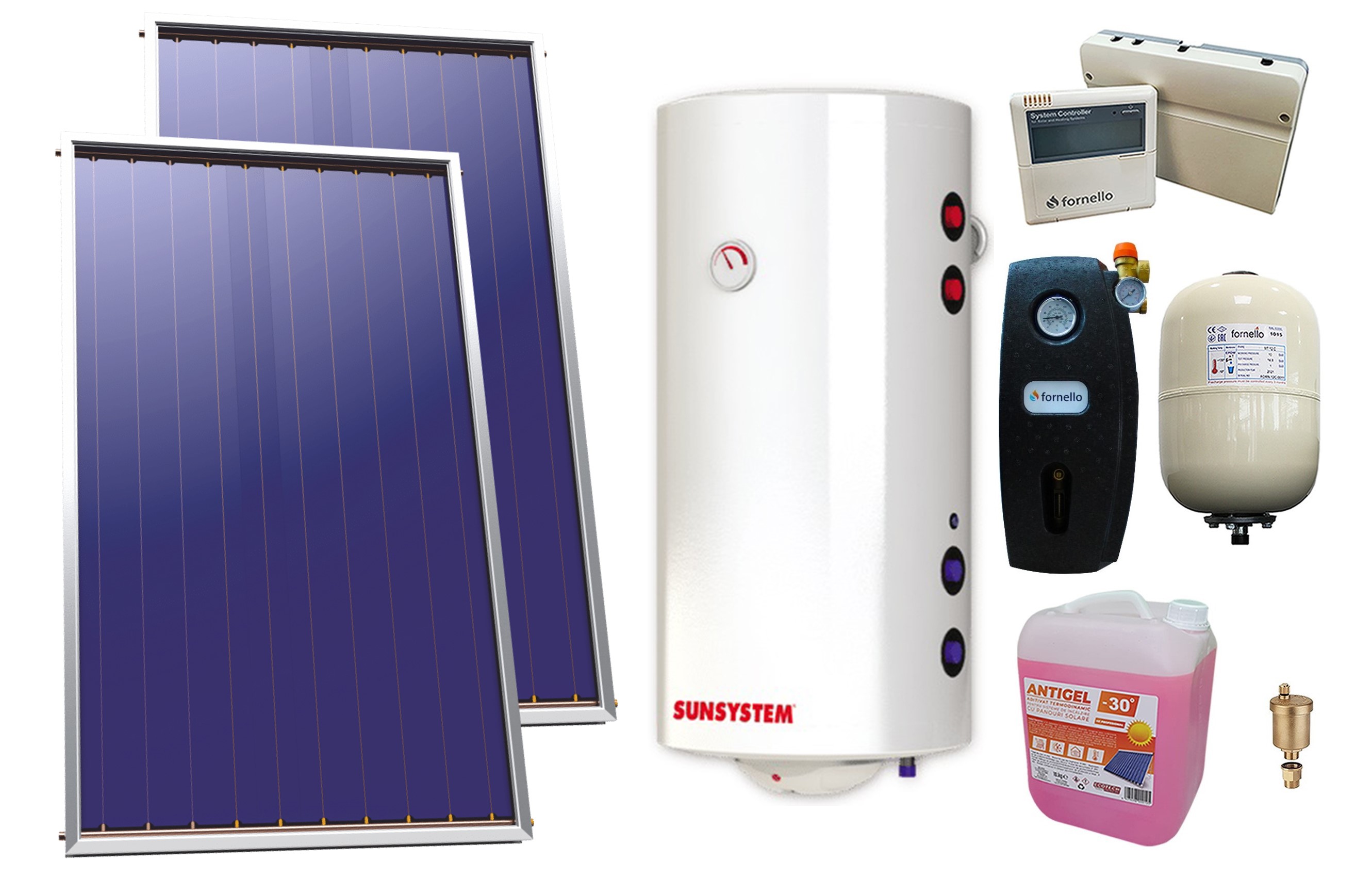 Sistem Solar Presurizat Sunsystem 2 Panouri