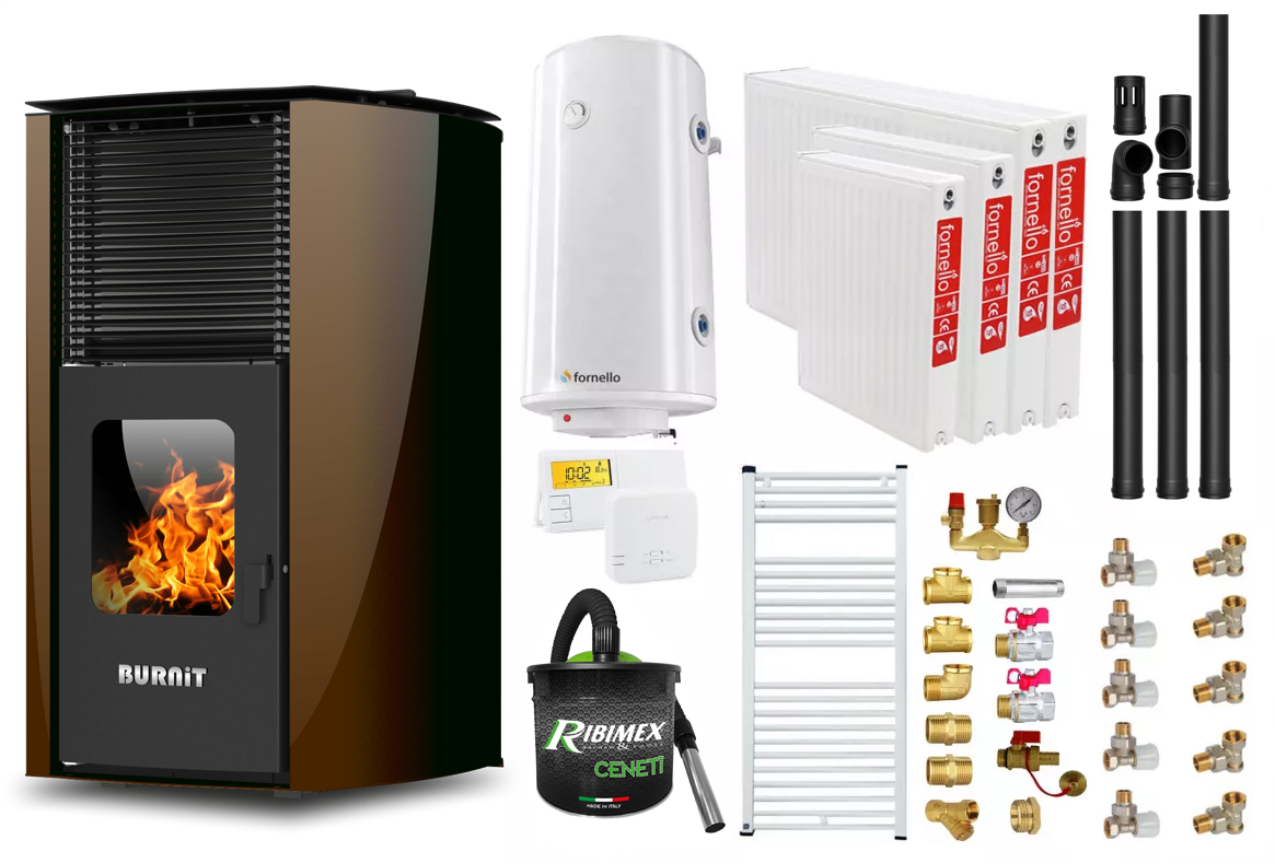 Pachet Complet Termosemineu Burnit 25kw