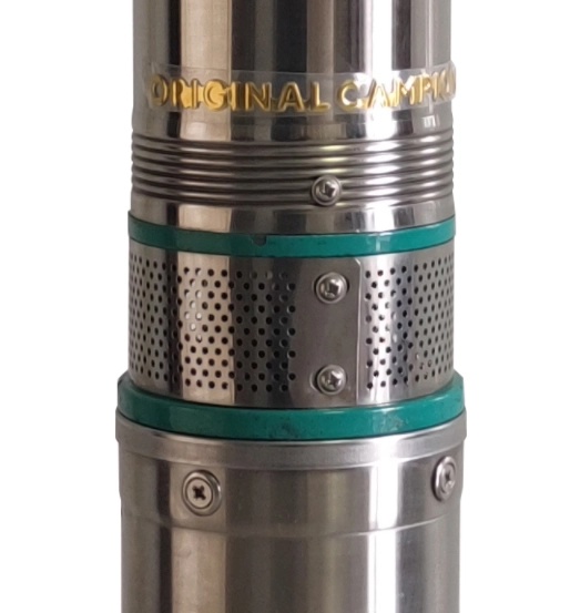 Pompa submersibila de mare adancime ALFA CMP1560, 4QJD2-80/16-2.2, 16 turbine, 2.2kW (3HP), 10.000 l/h, Hmax 160m, cablu 30m, diametru 100mm, racord 1-1.5", 110-220V, bobinaj cupru, inox – contine taxa EEE 35 RON - imagine 5