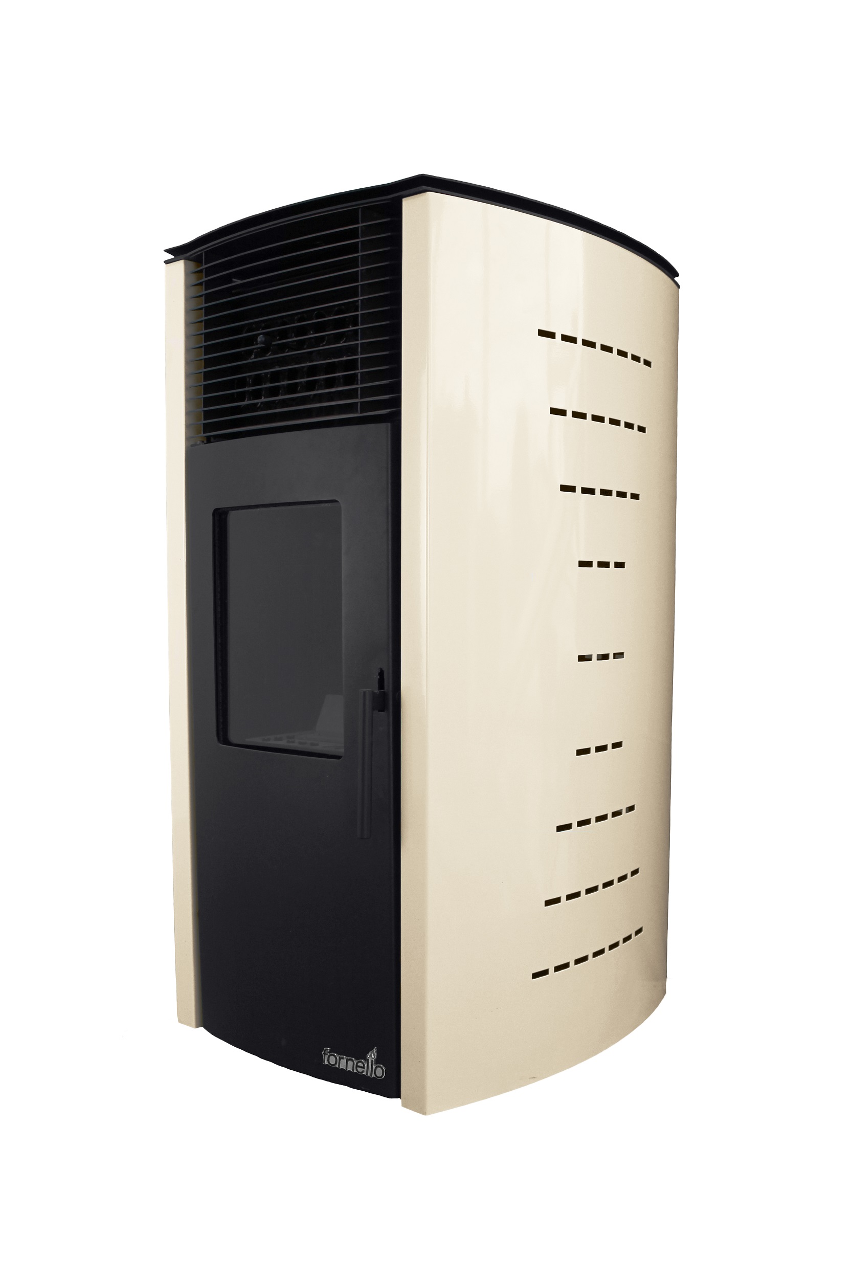 Semineu pe peleti Fornello Regina 8 KW Ivory