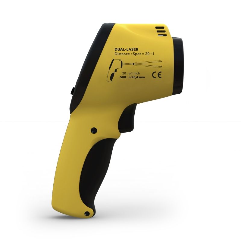 Termometru infraroșu Trotec BP 25 cu detector punct de rouă - imagine 3