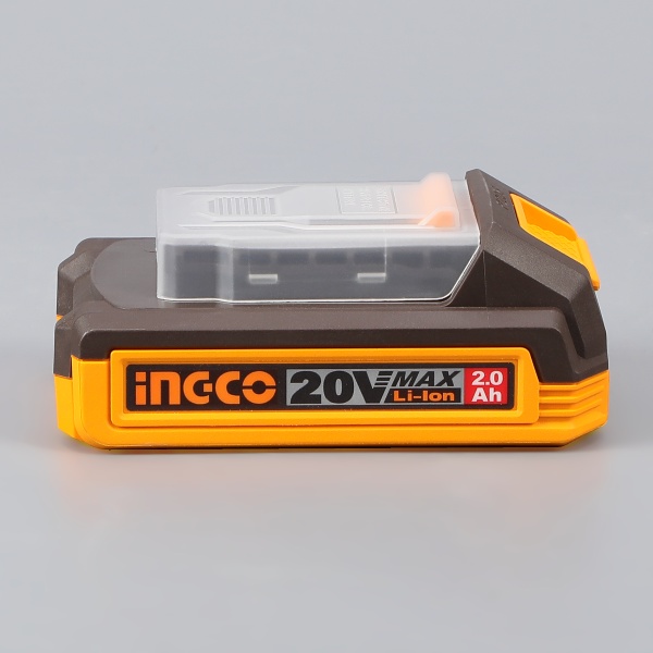Baterie Ingco FBLI2001 20V 2Ah Li-Ion, indicator LED - imagine 2