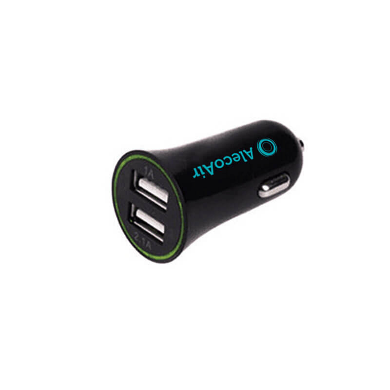 Încărcător auto 2xUSB AlecoAir G22-CC2S, 10W, Negru - imagine 2