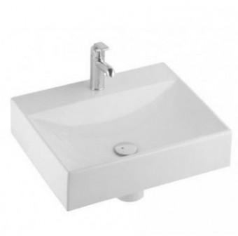 Lavoar Koło Quattro 60 cm, Alb, Montaj pe Blat - imagine 1