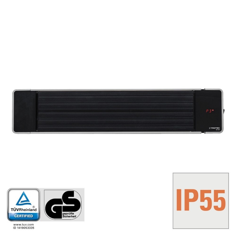 Radiator Obscur Trotec IRD1200, 1200W, Telecomandă - imagine 2