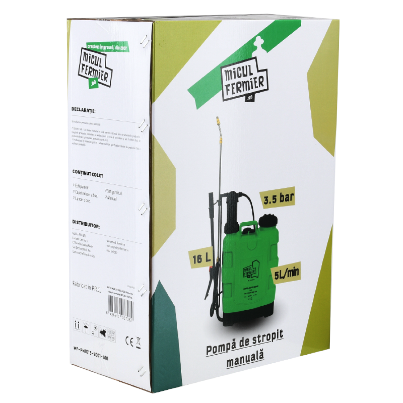 Pompa Stropit Manuala MF Pandora 16L Micul Fermier - imagine 7