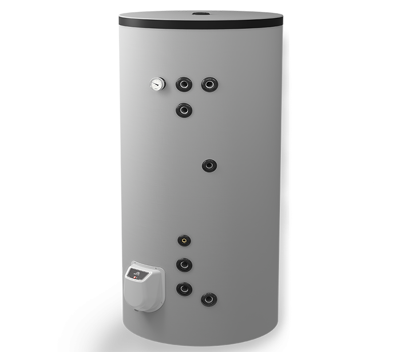 Boiler Eldom 500L, 2 Serpentine, Montaj pe Sol