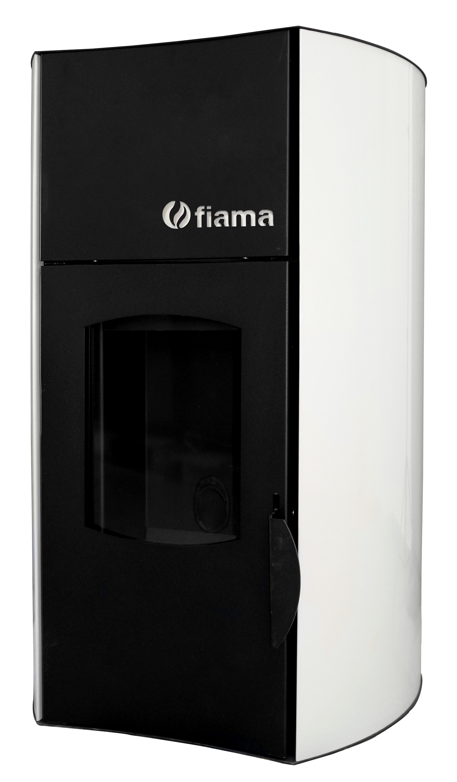 Termosemineu pe Peleti Fiama Bianco 25kW cu Tiraj Fortat