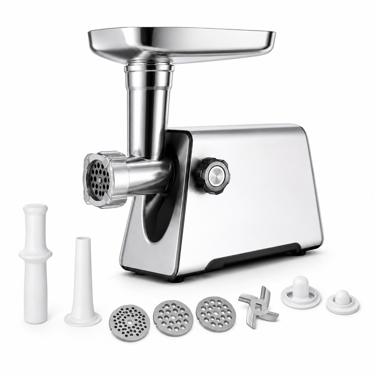 Mașină de tocat carne Campion Professional 3500W inox, 3 în 1