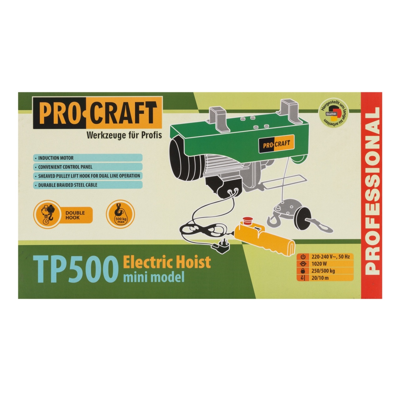 Troliu Electric Procraft TP500 500kg - Compact - imagine 2