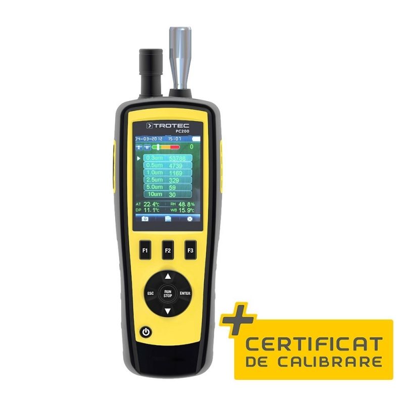 Contor Particule Trotec PC200 cu Certificat Calibrare - imagine 2
