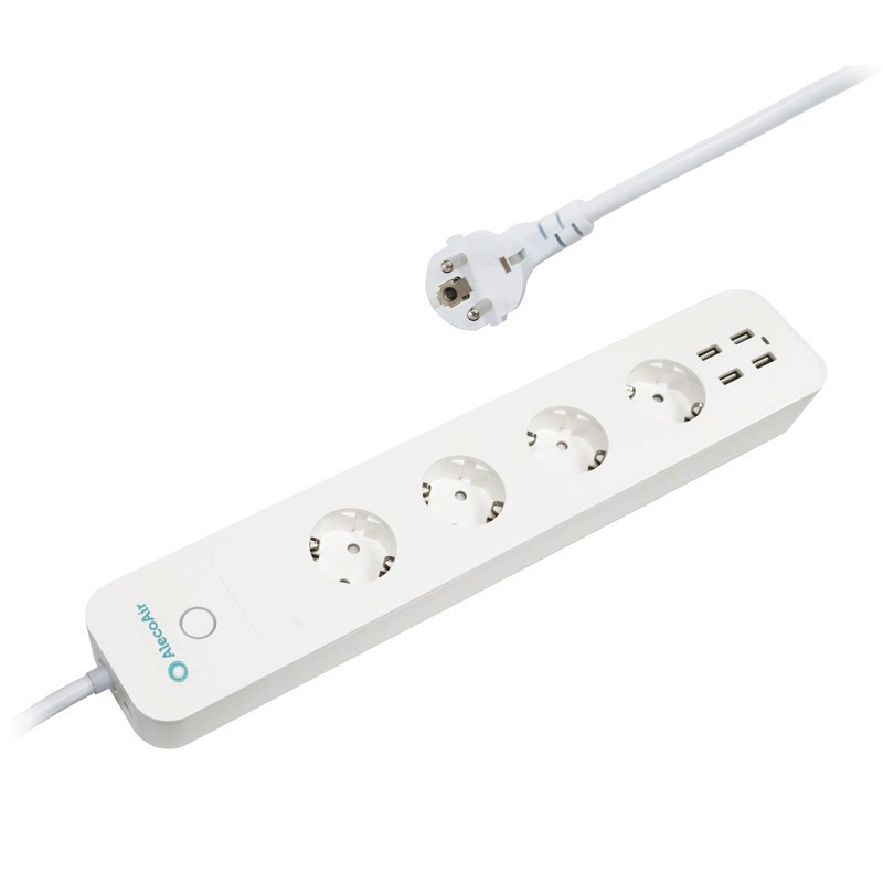 Prelungitor Smart WiFi AlecoAir G08-SP8S, 4 Prize + 4 USB - imagine 2